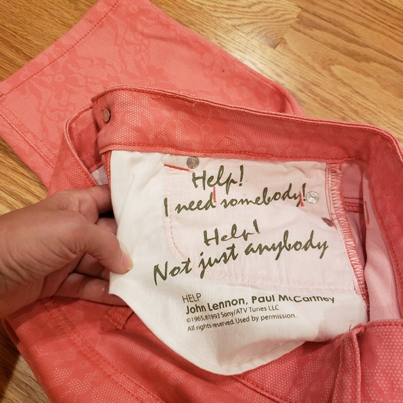 Liverpool Jeans Company Pink Short Capri Pants - Picture 8 of 11